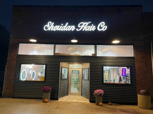 SHERIDAN SALON CHANNEL LETTERS